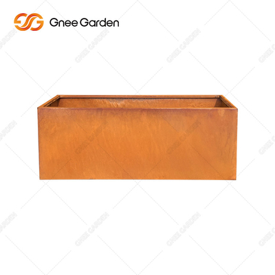 Corten ขนาดใหญ่กลางแจ้งโลหะตกแต่งชาวไร่ชาวไร่ผนังโลหะสี่เหลี่ยม