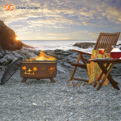Firepits เหล็ก Corten ที่ทนต่อการสึกกร่อนบริการ OEM ODM