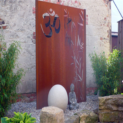 ผลิตภัณฑ์สวนโลหะก่อนขึ้นสนิม Corten Steel แผงตกแต่งสั่งทำพิเศษ