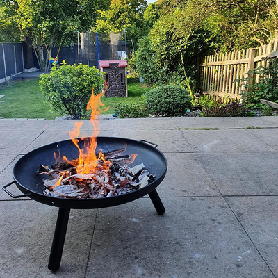 Camping Brazier Bonfire Bowl Basket เตาย่างบาร์บีคิวแบบพกพากลางแจ้ง