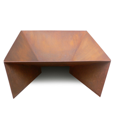 การออกแบบใหม่ Corten Steel Metal Pattern พับ Fire Pit