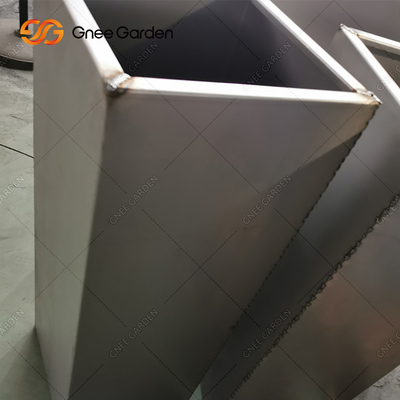 Corten ขนาดใหญ่กลางแจ้งโลหะตกแต่งชาวไร่ชาวไร่ผนังโลหะสี่เหลี่ยม