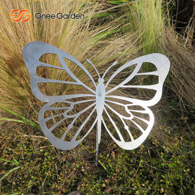สวนศิลปะภูมิทัศน์เครื่องประดับเหล็ก Corten เลเซอร์ตัดโลหะสัตว์รูปแบบการตกแต่ง