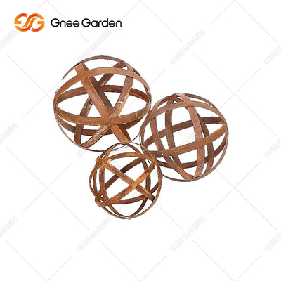 เครื่องประดับตกแต่งภูมิทัศน์สวนโลหะ Corten Steel Decoration For Homeyard