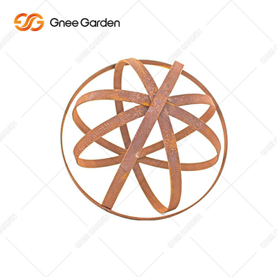 เครื่องประดับตกแต่งภูมิทัศน์สวนโลหะ Corten Steel Decoration For Homeyard
