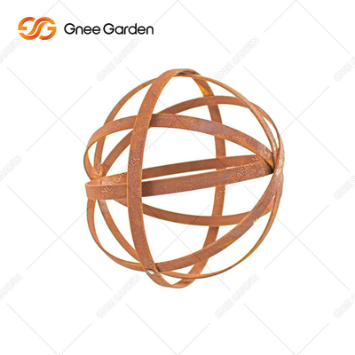 เครื่องประดับตกแต่งภูมิทัศน์สวนโลหะ Corten Steel Decoration For Homeyard