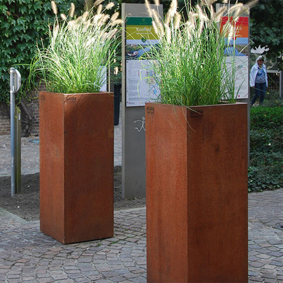 เลเซอร์ตัดสนิม Corten Steel Planter