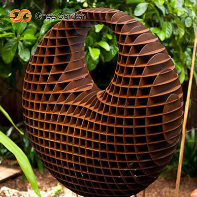 Corten เหล็ก คลาสสิก โลหะ ทอง สวน รูปปั้น เครื่องประดับ ประติมากรรม Statue