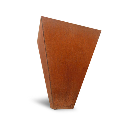 890 * 720 * 440 มม. ชาวไร่โลหะกลางแจ้งขนาดใหญ่ Corten กระถางดอกไม้ทนต่อสภาพอากาศ