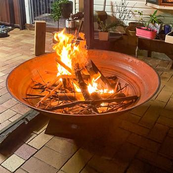 Antiwear Corten Steel Charcoal Outdoor Fire Pit 2mm 3mm 4mm 6mm Thickness