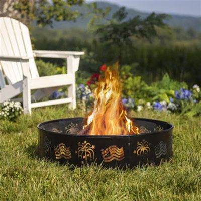 SGS Certified Prerusted Backyard Wood Burning Fire Pit Outdoor Patio