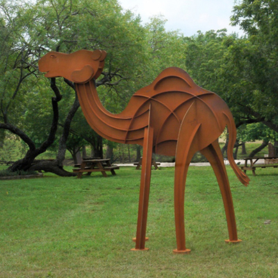 SGS TUV Modern Corten Outdoor Bronze Statues Bronze Yard Statues 175ซม