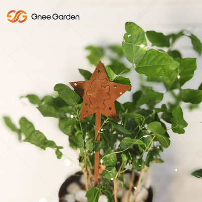 CE ศิลปะหัตถกรรมขนาดใหญ่ Corten Steel โลหะเครื่องประดับสวนสนิมขนาดที่ปรับแต่งได้