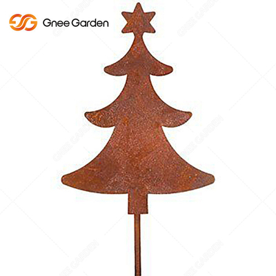 การปรับแต่งเครื่องประดับสวนโลหะป้ายเหล็ก Corten ตัดด้วยเลเซอร์สวมใส่ต่อต้าน