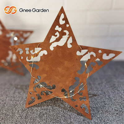 เครื่องประดับสวนโลหะเหล็ก ASTM Corten ที่ปรับแต่งได้งานตัดด้วยเลเซอร์
