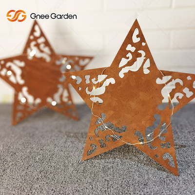 เครื่องประดับสวนโลหะเหล็ก ASTM Corten ที่ปรับแต่งได้งานตัดด้วยเลเซอร์