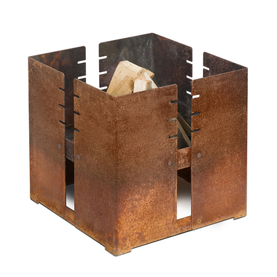 เป็นมิตรกับสิ่งแวดล้อมเตาทำอาหารกลางแจ้ง Rust Corten Steel Bbq Grill Weather Proof