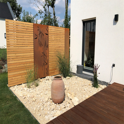 หน้าจอเหล็ก Corten สำหรับตกแต่ง OEM ความทนทานที่ยอดเยี่ยม