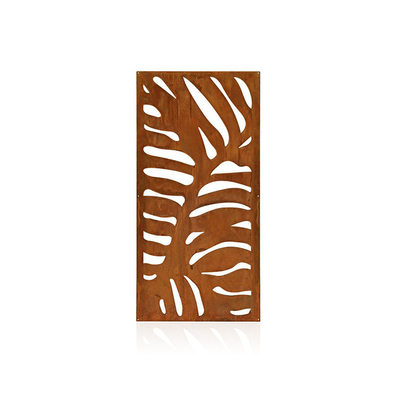 แผงหน้าจอเหล็ก Corten ตกแต่งบ้านเกรดสูงในร่มกลางแจ้ง