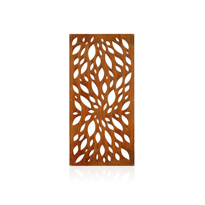 ผลิตภัณฑ์สวนโลหะตกแต่งศิลปะ Corten Steel Privacy Panels Weather Proof