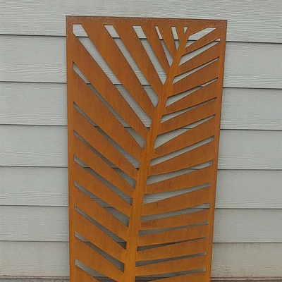 ตกแต่งภายนอก มุ้งลวดเหล็กดัด Corten Steel หนา 2.5 มม