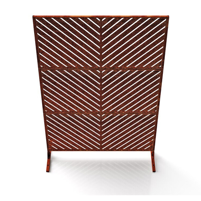 ผนังกั้นห้อง Corten Steel Garden Screen ที่ปรับแต่งได้