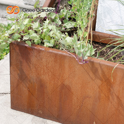 Simple Design Small Base Outdoor Metal Planter กระถางต้นไม้โบราณ 30ซม. 40ซม