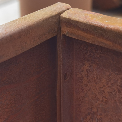 เตียงสวนยกเหล็ก Corten ประกอบง่ายสำหรับการปลูกดอกไม้