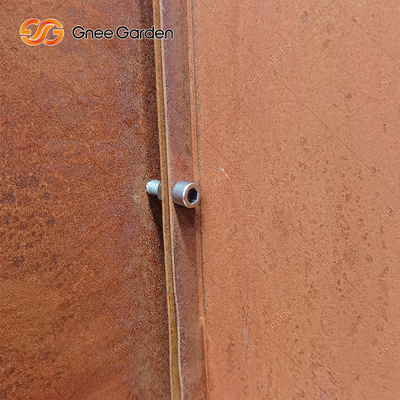เตียงสวนยกเหล็ก Corten ประกอบง่ายสำหรับการปลูกดอกไม้