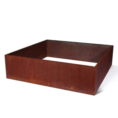 เตียงสวนยกเหล็ก TUV Corten 65l * 65w * 30h ซม. ทาสีเอง
