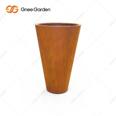 OEM ODM ชาวไร่โลหะกลางแจ้ง, กล่องชาวไร่โลหะสนิม Corten Steel