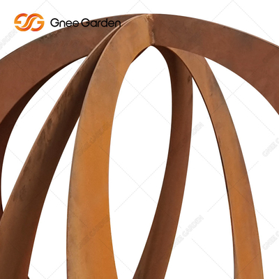 Bespoke Irregular Metal Planter Pot ป้องกันการกัดกร่อนตามอายุ