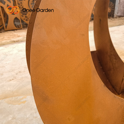 Bespoke Irregular Metal Planter Pot ป้องกันการกัดกร่อนตามอายุ