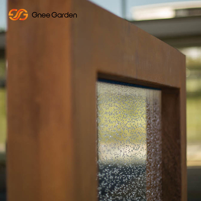 กำแพงน้ำเหล็ก Corten Steel ตกแต่งแบบชนบทหนา 3 มม. ทนทาน