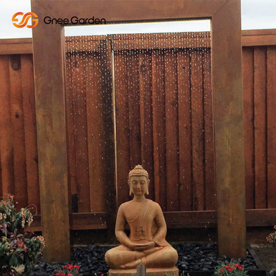 กำแพงน้ำเหล็ก Corten Steel ตกแต่งแบบชนบทหนา 3 มม. ทนทาน