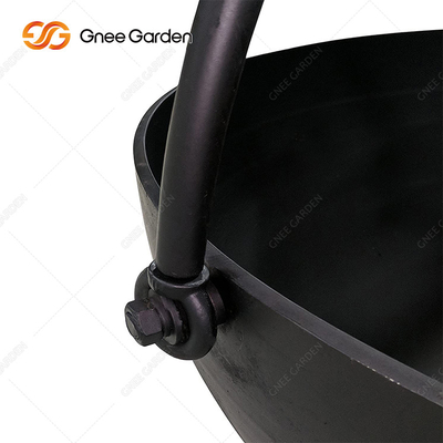 Outdoor Corten Steel Hemisphere Fire Pit 1000mm สำหรับตั้งแคมป์กลางแจ้ง