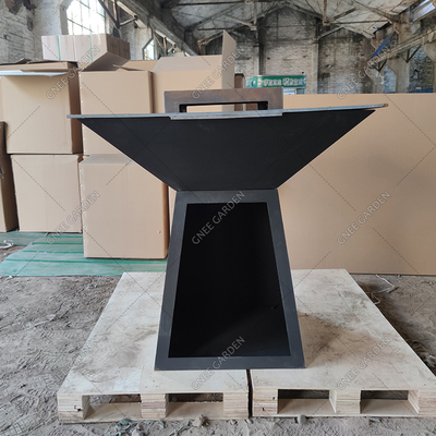 เตาย่างบาร์บีคิว Corten Steel แบบพกพาสำหรับร้านอาหารในร่มกลางแจ้งที่ตั้งแคมป์