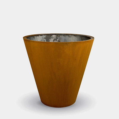 ฟืนที่เผาไหม้ Corten Steel เตากลางแจ้งเตาย่างสำหรับตั้งแคมป์ในสวน
