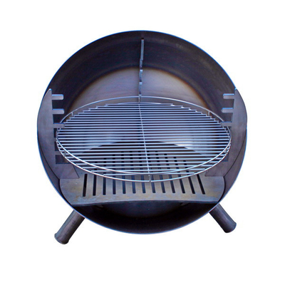 การเผาไหม้ไม้โลหะ Corten เตาทำอาหารกลางแจ้งถ่านบาร์บีคิว Corten Steel Bbq