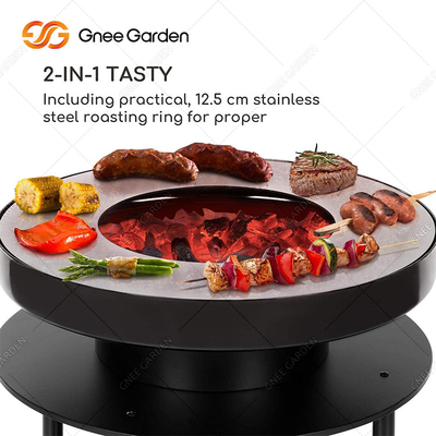 เตาย่างบาร์บีคิวโลหะ Charcoal Grill Charcoal Camping Charcoal Bbq Grill บาร์บีคิวแบบพกพา