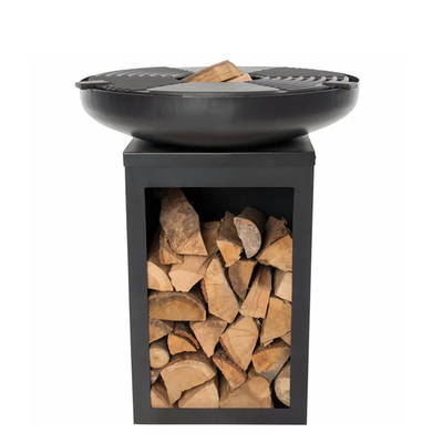 Corten Steel Charcoal Home เตาย่างบาร์บีคิว Backyard เตาผิง