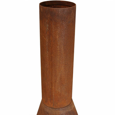 Corten Steel Garden Treasure Fire Pits ขนาดที่กำหนดเอง