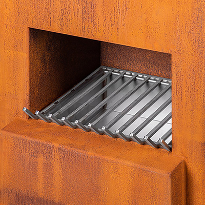 เตาผิงกลางแจ้ง Corten Steel Wood Burning Fire Pit GN-FP-510