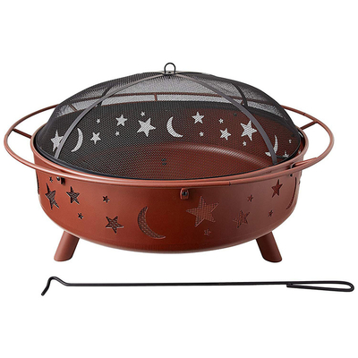 เหล็กปั๊มโลหะแบบกำหนดเอง Fire Pit Corten Steel Firebowl ความหนา 3 มม