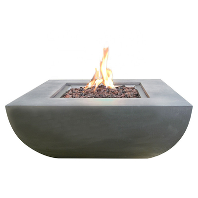 Patio 3mm Propane Gas Fire Pit Weathering Steel Fire Pit ความต้านทานการสึกหรอ