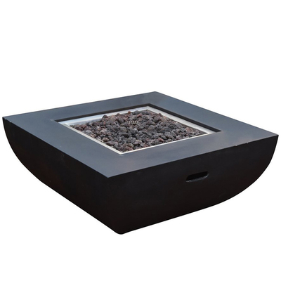 Patio 3mm Propane Gas Fire Pit Weathering Steel Fire Pit ความต้านทานการสึกหรอ