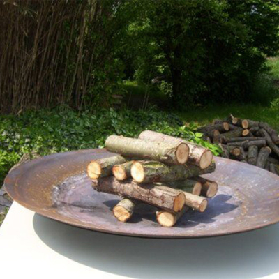 80cm Rusty Corten Fire Bowl Brazier กลางแจ้งสำหรับปาร์ตี้แคมป์ปิ้ง
