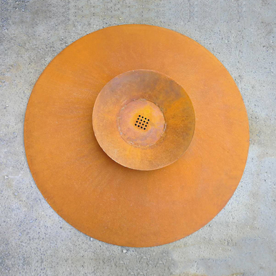 Outdoor Corten Steel Fire Pit เตาสนิมกลางแจ้งสำหรับสนามหลังบ้าน