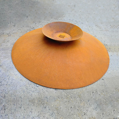 Outdoor Corten Steel Fire Pit เตาสนิมกลางแจ้งสำหรับสนามหลังบ้าน