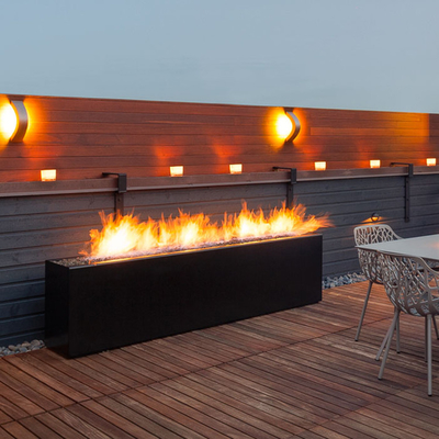 Outdoor Camping Fire Pit กองไฟขนาดใหญ่เตาไม้ Corten Steel Firepit